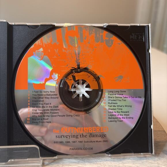 The Outnumbered – Surveying the Damage CD 1997 Parasol Records - Picture 4 of 5